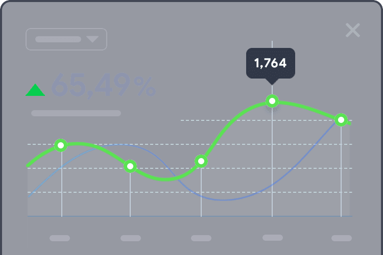 Casho financial analytics dashboard - dark mode